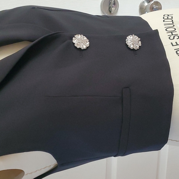 ZARA JEWEL BUTTON CROPPED VEST SIZE MEDIUM - Picture 8 of 8